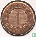 Denmark 1 skilling rigsmønt 1867 (1 in date lower) - Image 2