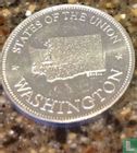 USA  Shell Oil - Coin Game States of the Union -  Washington  1960s - Bild 1