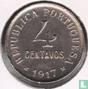 Portugal 4 centavos 1917 - Afbeelding 1