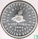 Nederland 5 euro 2004 "50 years New Kingdom statute of the Netherlands Antilles and Aruba" - Afbeelding 1
