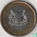Singapour 1 dollar 2014 - Image 1