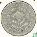 Afrique du Sud 6 pence 1947 - Image 1