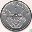 Rwanda 1 franc 1969 - Image 2