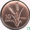 Turkije 10 kurus 1980 "FAO" - Afbeelding 1