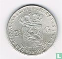 Nederland 2 1/2 gulden 1850 replica - Bild 1