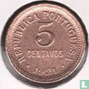 Portugal 5 centavos 1921 - Afbeelding 1