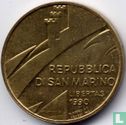 San Marino 20 lire 1990 "1600 years of history" - Image 1