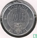 Romania 1000 lei 2001 - Image 1