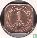 Malaya 1 cent 1943 - Afbeelding 1