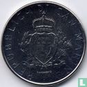 San Marino 50 lire 1987 "15th Anniversary - Resumption of coinage" - Afbeelding 2