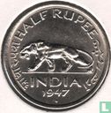 Brits-Indië ½ rupee 1947 - Afbeelding 1