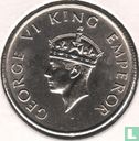 Brits-Indië ½ rupee 1947 - Afbeelding 2
