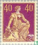 Seated Helvetia with Sword - Image 1