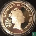 Guernsey 2 pounds 1985 (PROOF - zilver) "40th anniversary of Liberation from German occupation" - Afbeelding 2
