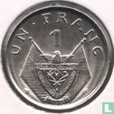 Ruanda 1 Franc 1965 - Bild 2