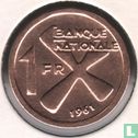 Katanga 1 franc 1961 - Afbeelding 1