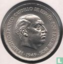 Spain 5 pesetas 1950 - Image 2