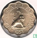 Paraguay 25 Céntimo 1953 - Bild 1