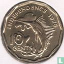 Seychellen 10 cents 1976 "Independence" - Afbeelding 1