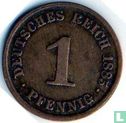 Empire allemand 1 pfennig 1885 (J) - Image 1
