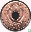 Ostafrika 5 Cent 1957 (KN) - Bild 1