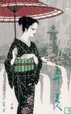 Joshu Beauty (Drawing of Woman in Kimono) - Afbeelding 1