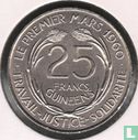 Guinée 25 francs 1962 - Image 2