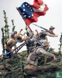 Grim Harvest" Five Confederate Charging Through Cornfield - Afbeelding 3