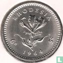 Rhodesië 6 pence - 5 cents 1964 - Afbeelding 1