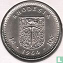 Rhodésie 1 Shilling - 10 cents 1964 - Image 1