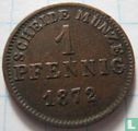 Hessen-Darmstadt 1 pfennig 1872 - Afbeelding 1