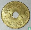 Frans Equatoriaal-Afrika 5 centimes 1943 - Afbeelding 1