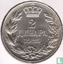 Jugoslawien 2 Dinara 1925 (ohne Münzzeichen) - Bild 1