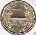Fidji 3 pence 1947 - Image 1