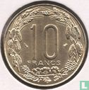Central African States 10 francs 1998 - Image 2