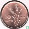 Turquie 10 kurus 1972 "FAO - Agricultural progress" - Image 1