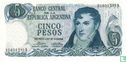 Argentina 5 Pesos 1974 - Image 1