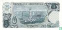 Argentine 5 Pesos 1974 - Image 2