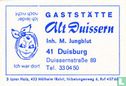 Gaststätte Alt Duissern - M. Jungblut - Image 1
