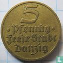 Dantzig 5 pfennig 1932 - Image 2