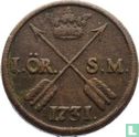 Suède 1 öre S.M. 1731 - Image 1