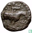 Indo Scythisch Koninkrijk Bactrië, AR Drachm, 48 BC - 25 BC, Azes I  - Afbeelding 1