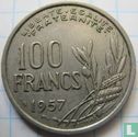 Frankrijk 100 francs 1957 (zonder B) - Afbeelding 1