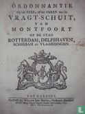 Ordonnantie op het veer, of het varen van de vragt-schuit, van Montfoort op de stad Rotterdam, Delfshaven, Schiedam en Vlaardingen - Image 1