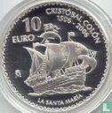 Espagne 10 euro 2006 (BE) "500th anniversary of the death of Christopher Colombus - La Santa María" - Image 2