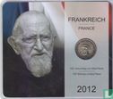Frankrijk 2 euro 2012 (coincard) "100th anniversary of the birth of Henri Grouès named L'abbé Pierre" - Afbeelding 1