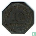 Bensheim 10 pfennig 1917 (zink) - Afbeelding 2