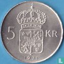 Suède 5 couronnes 1971 (Pos. B) - Image 1