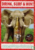 1582 - Carlsberg Elephant Beer "Drink, Surf & Win" - Afbeelding 1