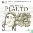 Italy mint set 2016 "2200th anniversary of the death of the writer Titus Maccius Plautus" - Image 1